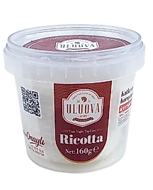 Uluova Jersey Tam Yağlı Taze Ricotta Peynir 160 gr.