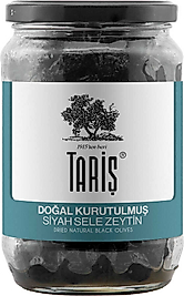 Tariş Doğal Kurutulmuş Siyah Sele Zeytin 720 CC