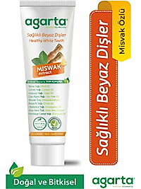 Agarta Doğal Misvak Özlü Diş Macunu 100 Ml.