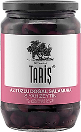 Tariş Az Tuzlu Doğal Salamura Siyah Zeytin 720 cc