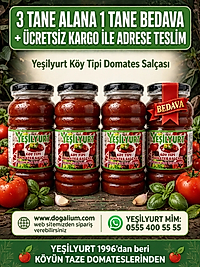 Yeşilyurt Doğal Köy Salçası 900 gr. 4 lü set